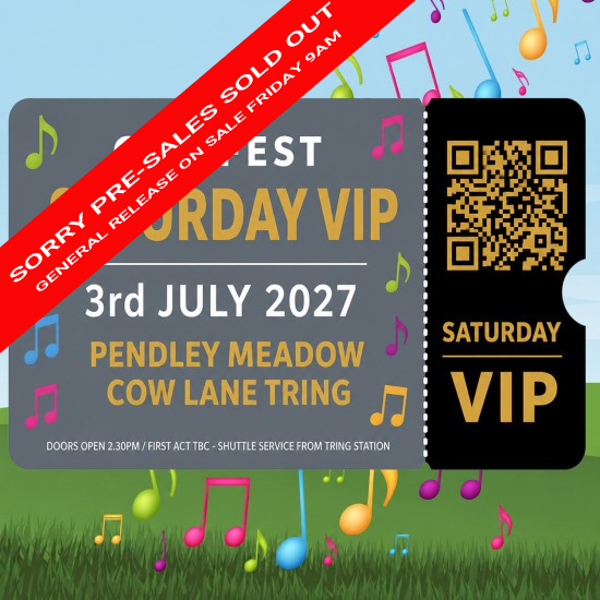 Chilfest -Saturday July 3rd 2027 - VIP Adult Ticket Chilfest -Saturday July 3rd 2027 - VIP Adult Ticket