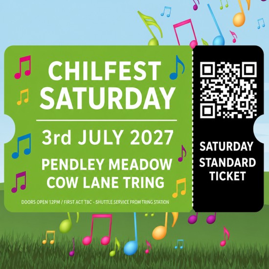 Chilfest - Saturday 3rd July 2027 Chilfest - Saturday 3rd July 2027